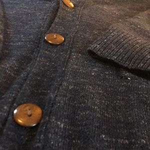 JCrew men’s cardigan in wool-linen